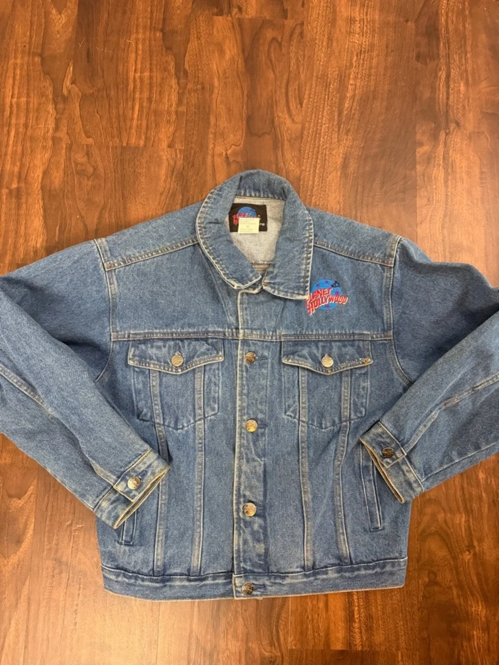 Planet Hollywood Orlando Vintage Blue Denim Jacket